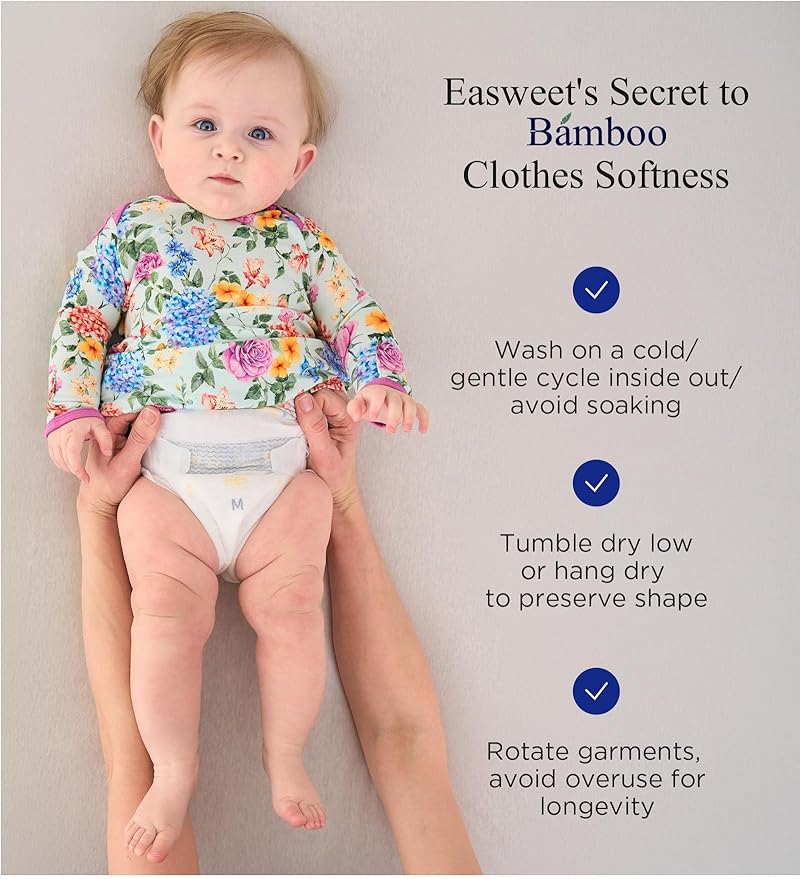 Bamboo Viscose 2-Pack Baby Gowns for Boys and Girls Long Sleeve Infant and Newborn Sleepers