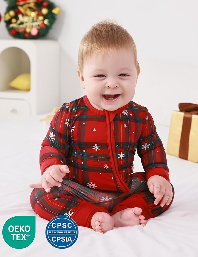 Bamboo Viscose Baby Girl Footless Pajamas Ruffled Baby Sleepers with 2 Way Zipper