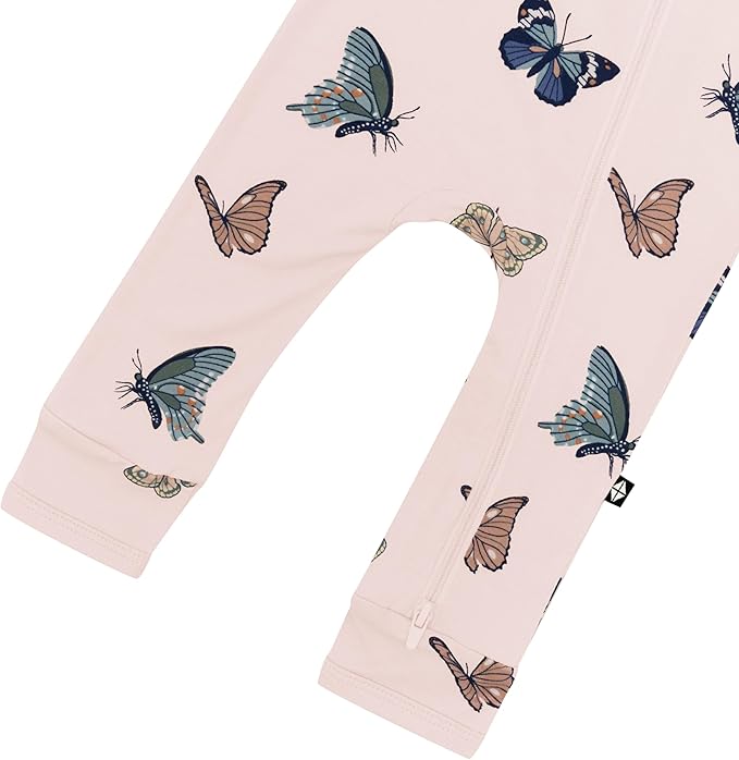 KYTE BABY Unisex Rayon Made From Bamboo Zippered Rompers 0-24 Months