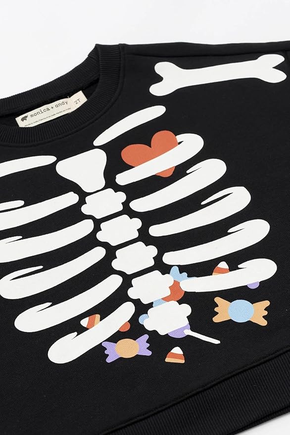 monica + andy Sporty Sweatsuit, 100% Organic Cotton Clothes for Boys & Girls, Outfit Sizes For Kids, Toddler & Infant