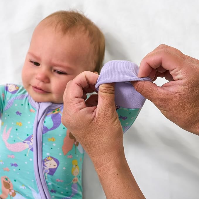 Little Sleepies Pajamas for Baby Boys & Girls, Viscose from Bamboo Baby Pajamas, Preemie & Newborn Sleepers, 2-Way Zipper PJs