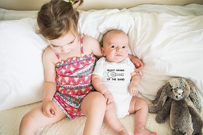 AW Fashions New Member Of The Band Baby Bodysuit Funny Family Newborn Outfit for Boys or Girls Clothing