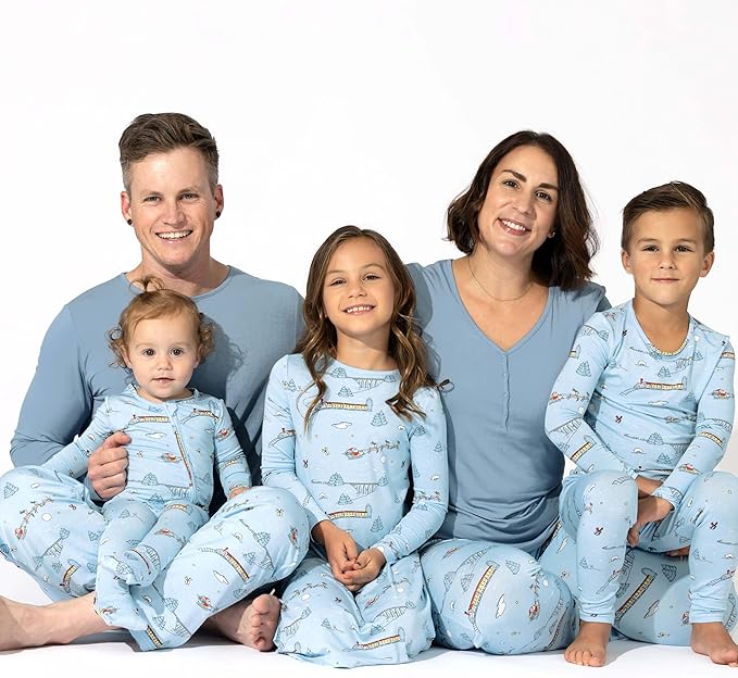 Bellabu Bear Convertible Footies for Baby Boys & Baby Girls, Family Matching Pajamas, Rayon from Bamboo