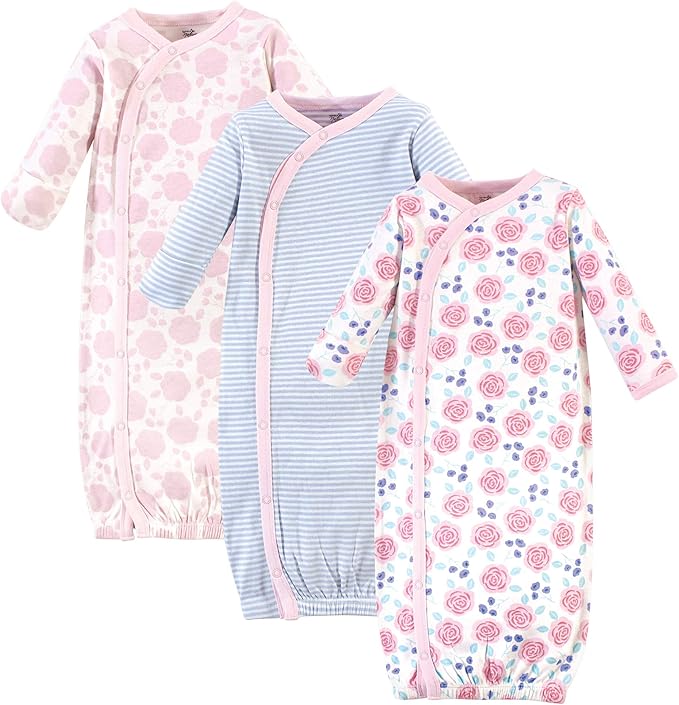 Touched by Nature Unisex Baby Organic Cotton Kimono Gowns