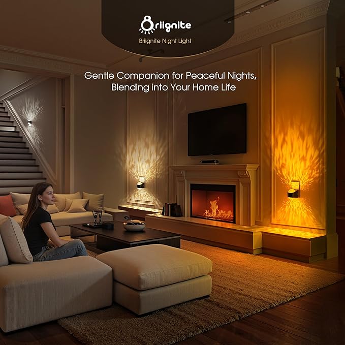 Night Light Plug into Wall, Color Changing Night Light, 3CCT Diamond Design with Galaxy Star Projector, Dusk to Dawn Sensor for Bathroom Bedroom Gaming Room Decor Gift,2 Pack