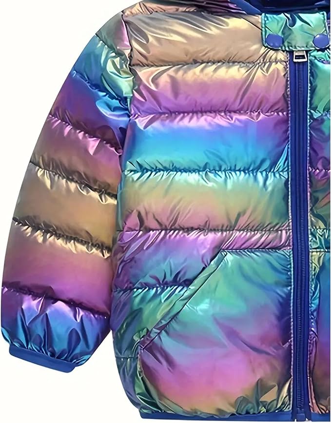 Toddler Winter Coats Puffer Padded Jacket Baby Boys Girls Bear Hoods Down Jacket Light Weight Infant Outerwear