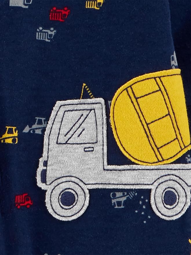 Simple Joys by Carter's baby-boys 2-way Zip Thermal Footed Sleep and Play, Pack of 2