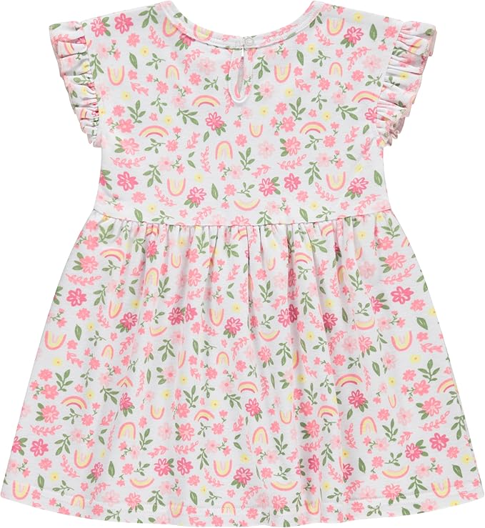 Cudlie 2-Pack Baby Girls’ Dresses – Adorable Prints and Everyday Value - 0-3M to 24M
