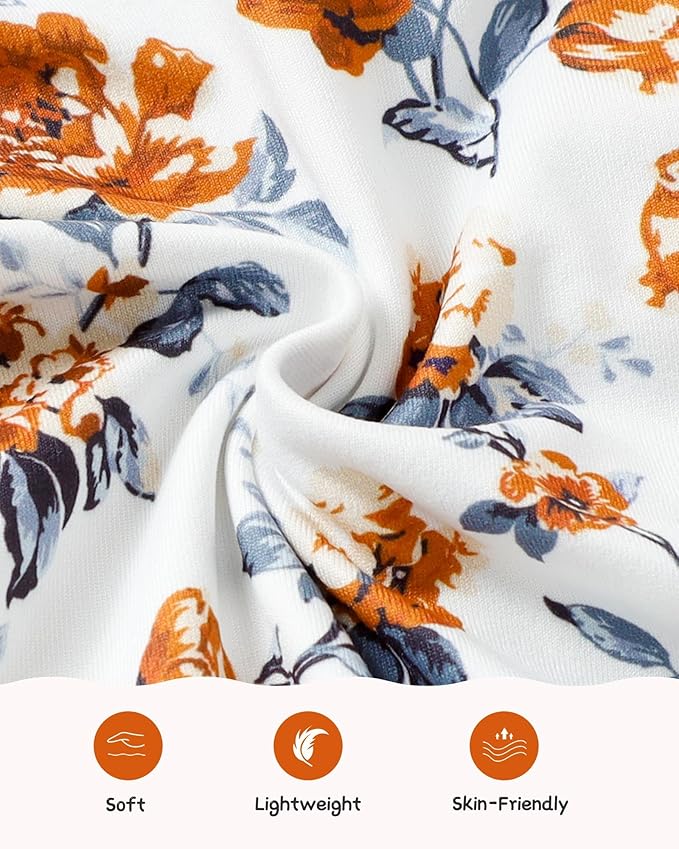 Mioglrie Newborn Baby Girl Clothes Long Sleeve Romper Infant Fall Winter Outfits Floral Hat Jumpsuit Preemie Girl Clothes