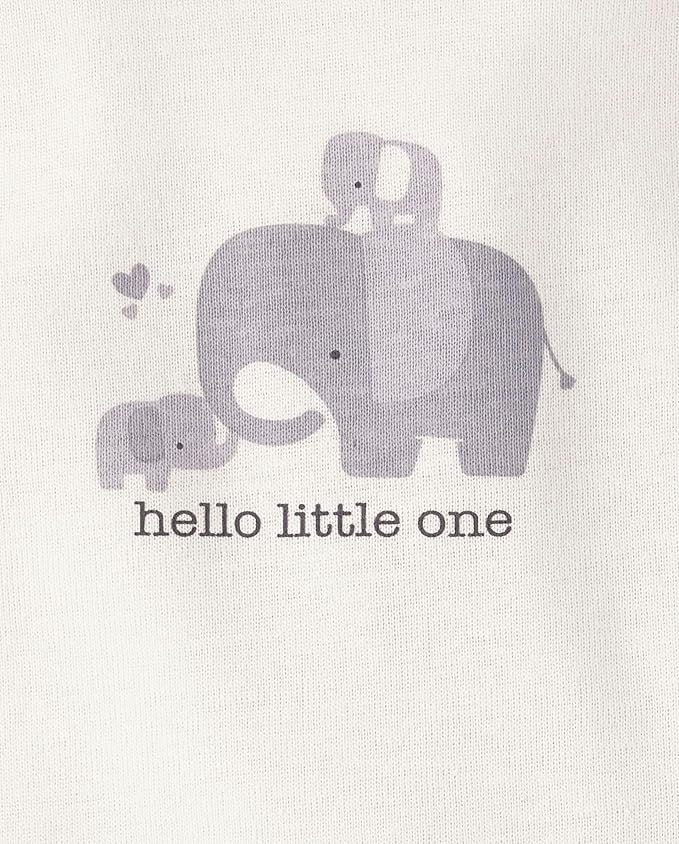 The Children's Place Unisex Baby And Newborn 100% Cotton Take Me Home 3-piece Long, Short Sleeve Bodysuit, and Pant