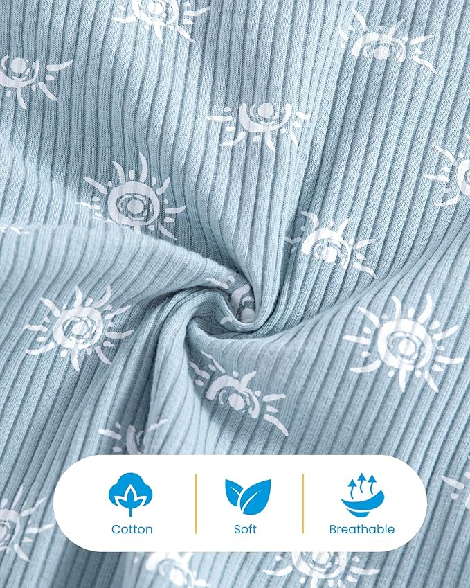 Baby Boy Swimsuit UPF 50+ Sun Protection Rash Guard Swimwear Zipper One Piece Toddler Boy Bathing Suit With Hat