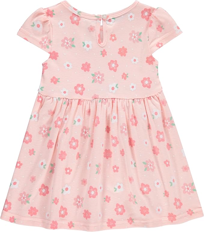 Cudlie 2-Pack Baby Girls’ Dresses – Adorable Prints and Everyday Value - 0-3M to 24M