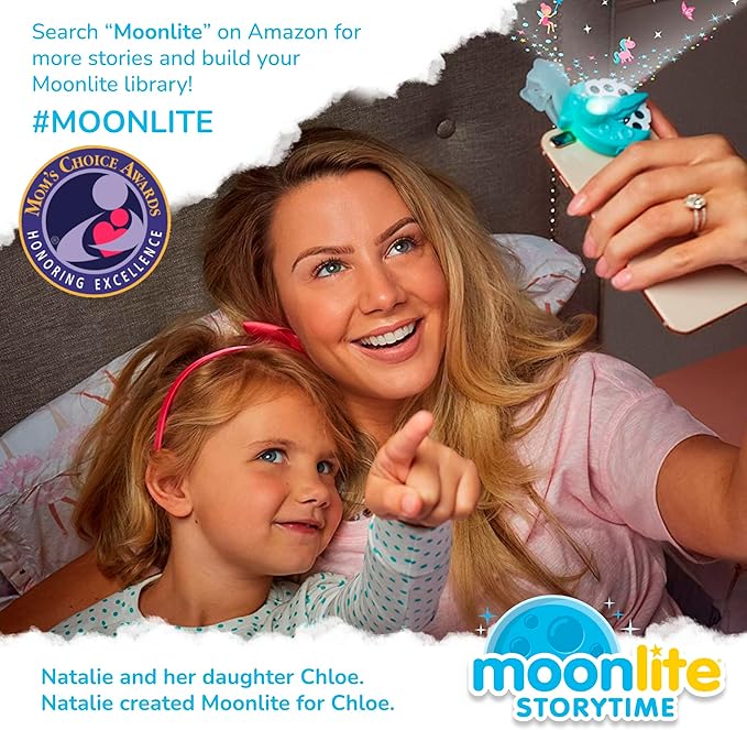Moonlite Storytime Encanto Collection - Includes Mini Projector and 4 Delightful Story Reels , Digital Story, Digital Disney Books for Kids, Learning Gifts for Kids Ages 12 Months and Up