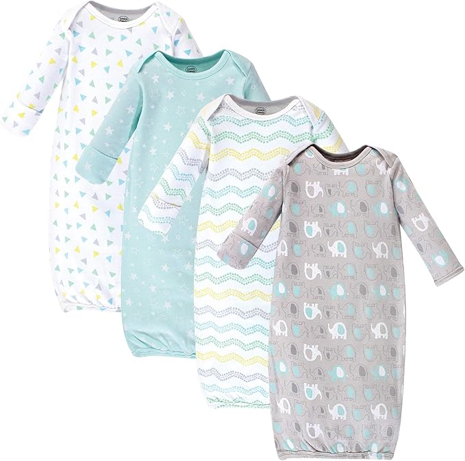 Luvable Friends unisex-baby Cotton Gowns