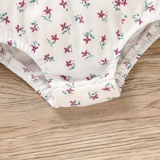 GRNSHTS Newborn Baby Girl Clothes Ruffle Rompers Toddler Fall Outfits for Girls Set Little Girl Fall Winter Clothing