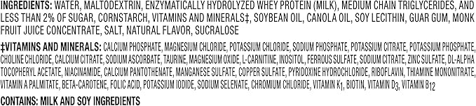 Peptamen Junior, Calorically Dense Tube Feeding Formula, for GI-Impaired Children Ages 1-13 Years (1 kcal/mL), Vanilla, 8.45 Fl Oz, 24 Count