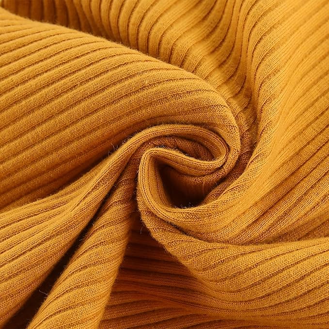 Baby Boy Girl Romper 2 Pack Long Sleeve Button Jumpsuit Cotton Unisex Infant Baby Clothes for 0-24 Months