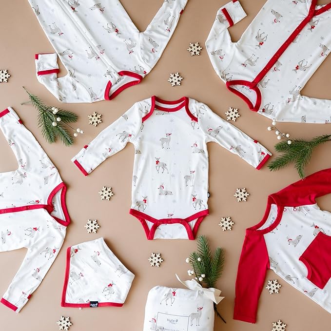 KYTE BABY Unisex Rayon Made From Bamboo Zippered Rompers 0-24 Months