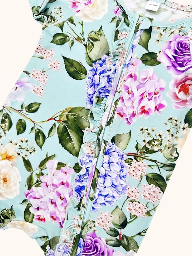 Bow Dream Baby Girl Romper Jumpsuit Bamboo Rayon Baby Clothes Boys & 2 Way Zipper Outfit Baby Clothes for Girls