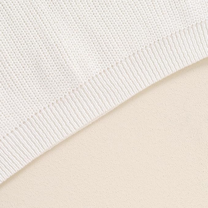 Mommy and Me Sweater Matching Family Outfit Long Sleeve Knit Sweater Pullover Mom and Baby Clothes