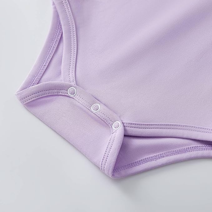 pureborn Baby Girls Boys Bodysuit Super Soft Cotton Romper 0-24 Months