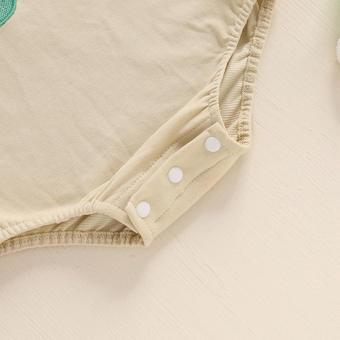 Newborn Baby Boy Fall Outfit Romper Golf Court Embroidery Long Sleeve Onesie Jumpsuit Bodysuit Cute Infant Clothes