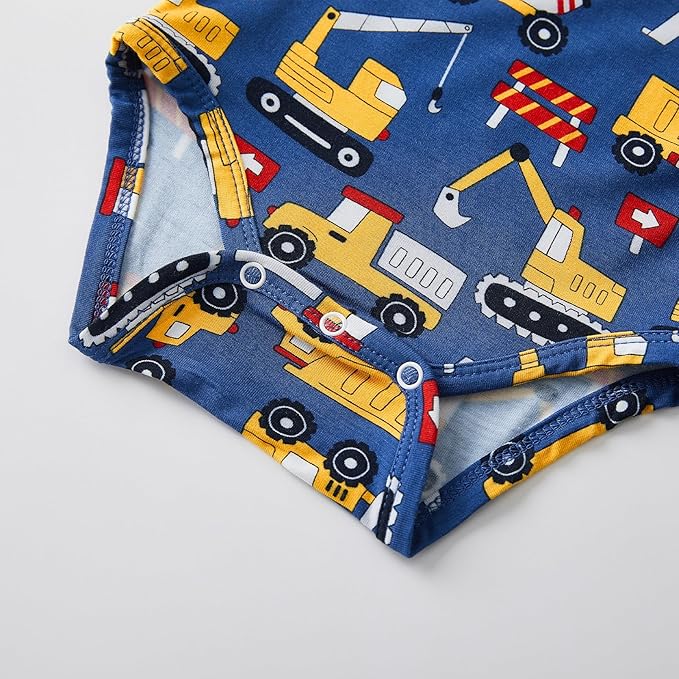 pureborn Baby Boys Girls Bodysuit Super Soft Cotton Romper 0-24 Months