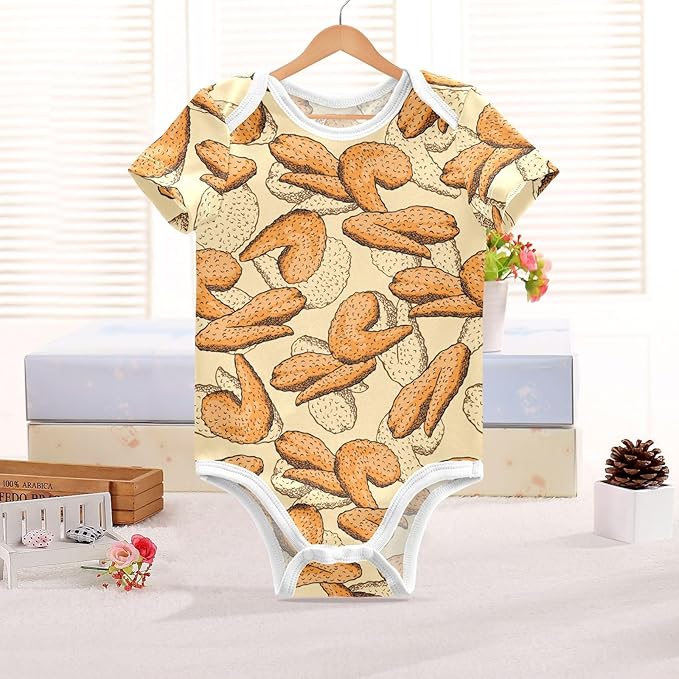 vvfelixl Dachshund Dog Baby Clothes for Boy Girl,Baby One-Piece Bodysuit for 0-24 Months,Short Sleeve