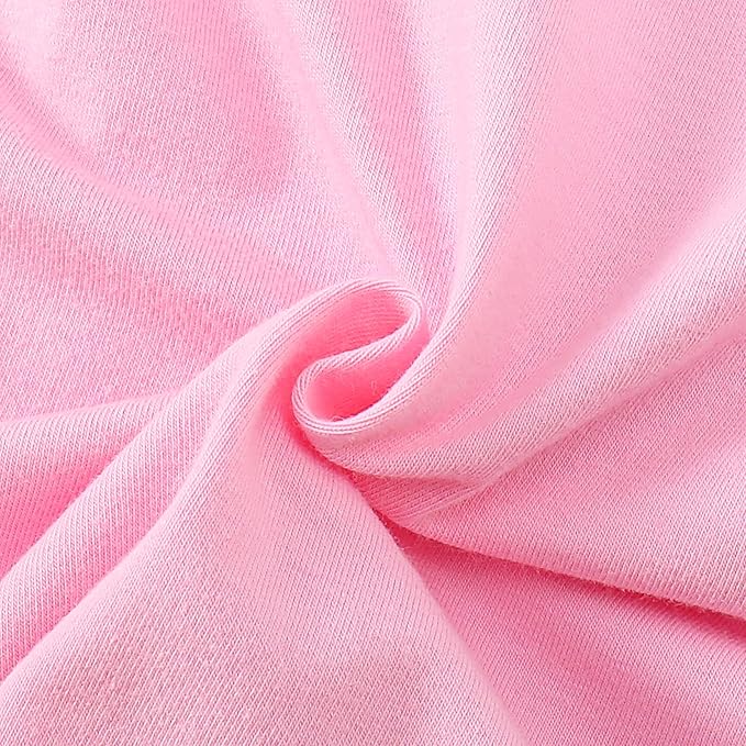 LYSMuch Toddler Baby Girls Long Sleeve Ruffle T Shirt Kids Casual Plain Solid Top Blouse T-Shirt Undershirt