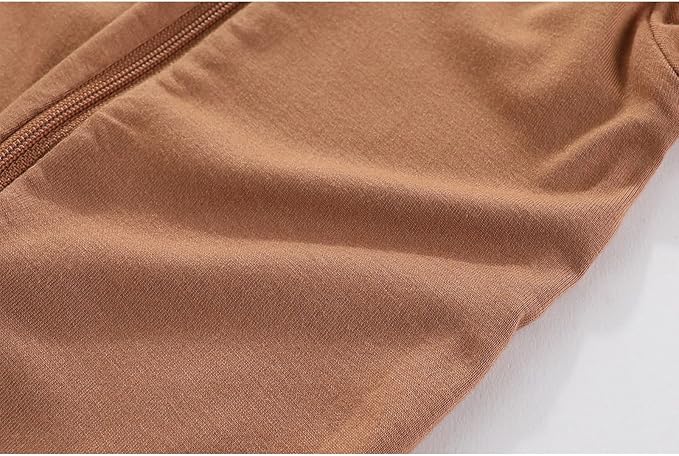 Unisex Rayon Made from Bamboo Zipper Baby Boy Girl Rompers 2 Pcak Long Sleeve Infants Jumpsuits New Born Clothes