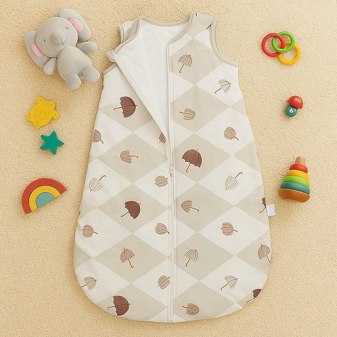 YOHKOH Baby Wearable Blanket, 100% Cotton SleepSack, Swaddle Transition Sleeping Bag, 1.5 TOG