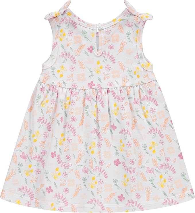 Cudlie 2-Pack Baby Girls’ Dresses – Adorable Prints and Everyday Value - 0-3M to 24M