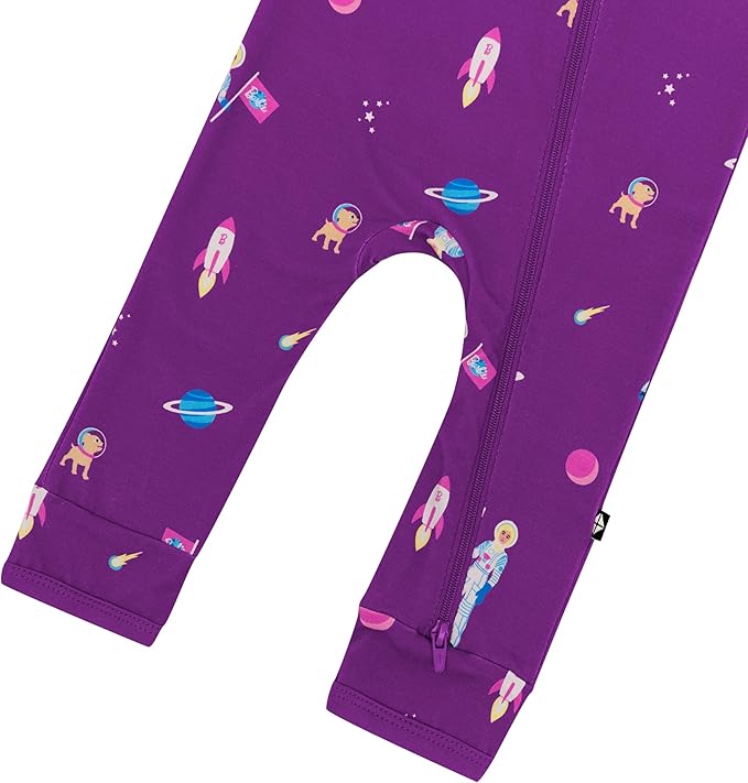 KYTE BABY Unisex Rayon Made From Bamboo Zippered Rompers 0-24 Months