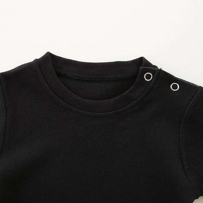 Baby Multicolor Short Sleeve T-Shirt Tee Summer Solid 100% Cotton Basic Clothes