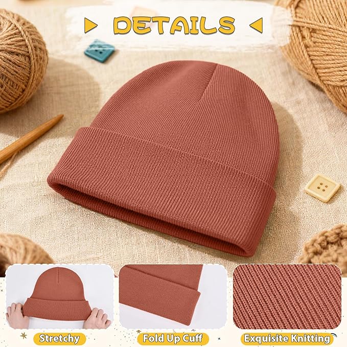 ZOORON Toddler Beanie Baby Kids Beanies Warm Winter Hat Knit Skull Cap for Boys & Girls Soft Children Infant Hat