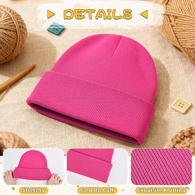 ZOORON Toddler Beanie Baby Kids Beanies Warm Winter Hat Knit Skull Cap for Boys & Girls Soft Children Infant Hat