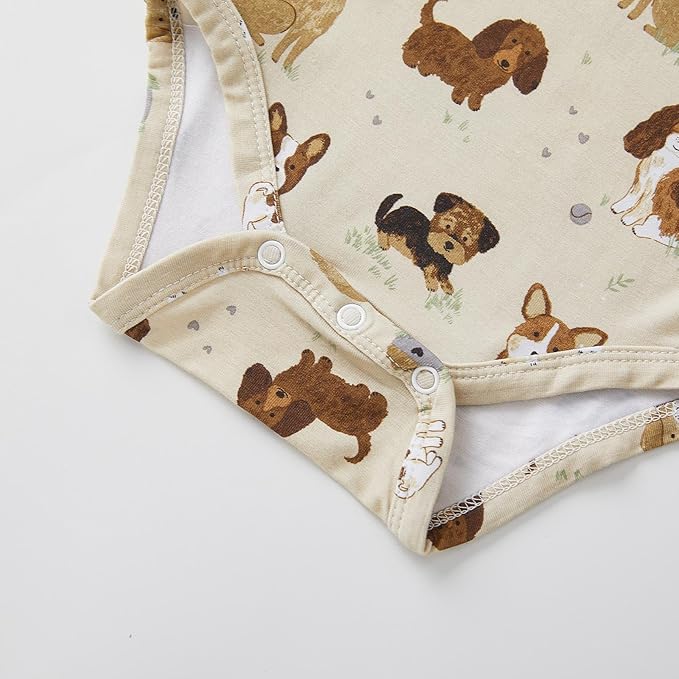 pureborn Baby Boys Girls Bodysuit Super Soft Cotton Romper 0-24 Months