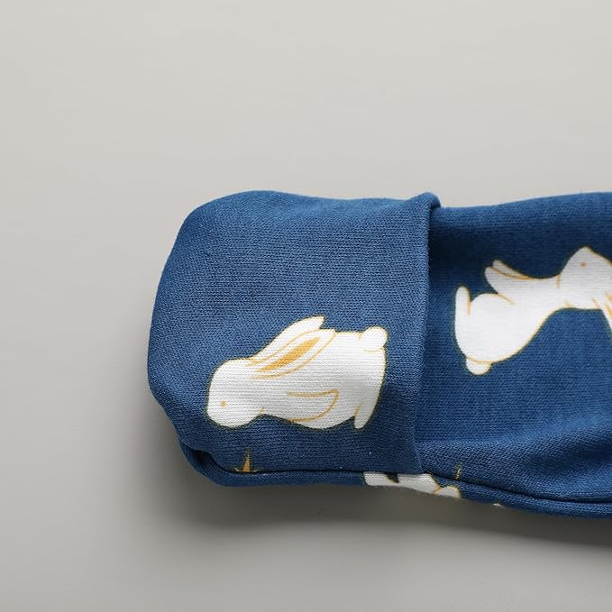 O2 BABY Baby Boys Girls Organic Cotton Zip-Front Sleeper Pajamas, Footed Sleep 'n Play