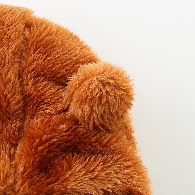 Baby Romper Infant Hooded Jumpsuit Long Sleeve Footed Onesie Outwear Outfits