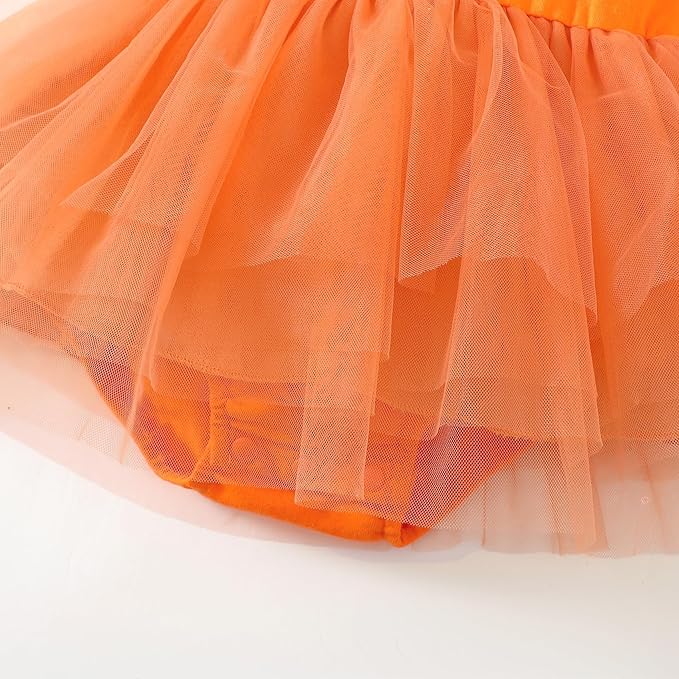 Magic Park 0-18M Infant Bodysuit Tutu Dress Baby Girl Romper Dress Toddler Solid Color Tulle Skirt Baptism Holidays Outfits