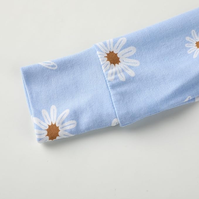 Owlivia Rayon from Bamboo Baby Footless Pajamas, Boys and Girls Zip up Sleep and Play, Long-Sleeve Coveralls