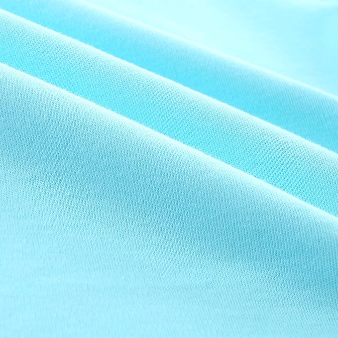 Baby Multicolor Short Sleeve T-Shirt Tee Summer Solid 100% Cotton Basic Clothes