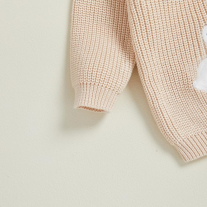 Baby Girl Cardigan Sweater Toddler Goose Embroidered Button Down Knit Sweaters Fall Winter Knitwear Jacket Clothes