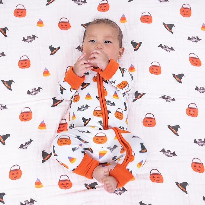 LollyBanks Baby Pajamas, 2-Way Zipper Infant Romper, 95% Viscose Made from Bamboo and 5% Spandex, Baby Sleepers