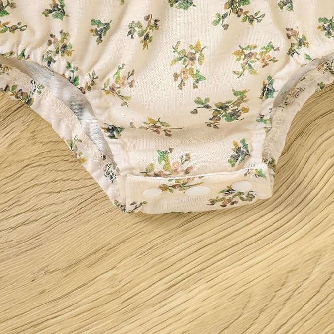 GRNSHTS Newborn Baby Girl Clothes Ruffle Rompers Toddler Fall Outfits for Girls Set Little Girl Fall Winter Clothing