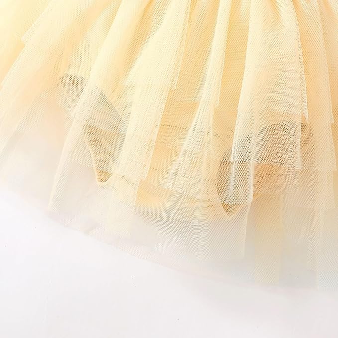 Magic Park 0-18M Infant Bodysuit Tutu Dress Baby Girl Romper Dress Toddler Solid Color Tulle Skirt Baptism Holidays Outfits