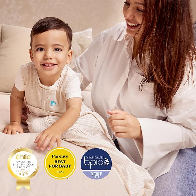 Love to Dream Sleep Suit, Long Sleeve Quilted Cotton 2.5 TOG, Baby Wearable Blanket with Legs