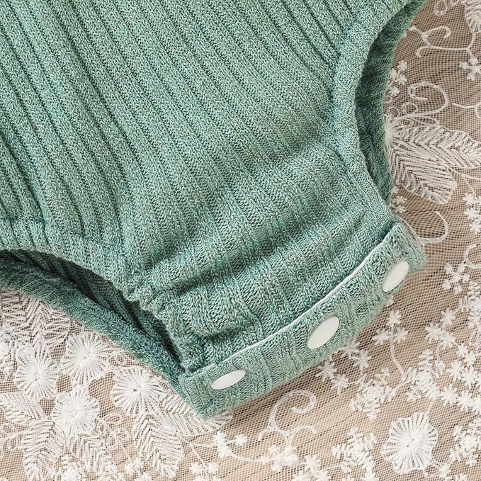 GRNSHTS Newborn Baby Girl Clothes Ruffle Rompers Toddler Fall Outfits for Girls Set Little Girl Fall Winter Clothing