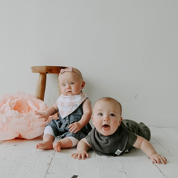 Parker Baby Bandana Drool Bibs 8 Pack Baby Bibs for Boys, Girls, Unisex - Soft & Stylish Teething Bibs for Babies