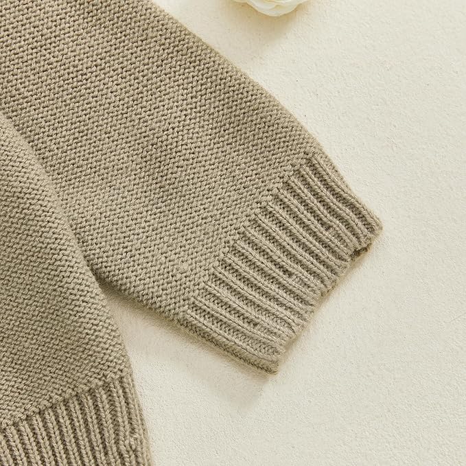 Baby Girl Cardigan Sweater Long Sleeve Button Up Knit Sweatshirt Jacket Toddler Baby Girl Fall Outfits